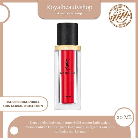 ysl or rouge l'huile soin global d'exception|ysl beauty international or rouge.